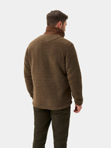 ALAN PAINE Aylsham Mens Fleece Jacket - Pecan