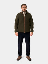 ALAN PAINE Aylsham Mens Windblock Fleece Jacket - Green