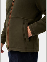 ALAN PAINE Aylsham Mens Windblock Fleece Jacket - Green