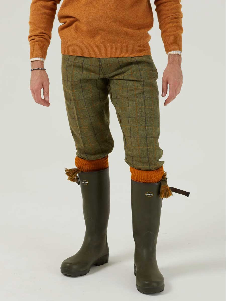 ALAN PAINE Rutland Mens Shooting Breeks - Dark Moss