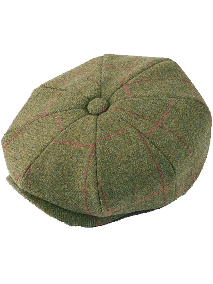 ALAN PAINE Combrook Mens Bakerboy Cap - Sage