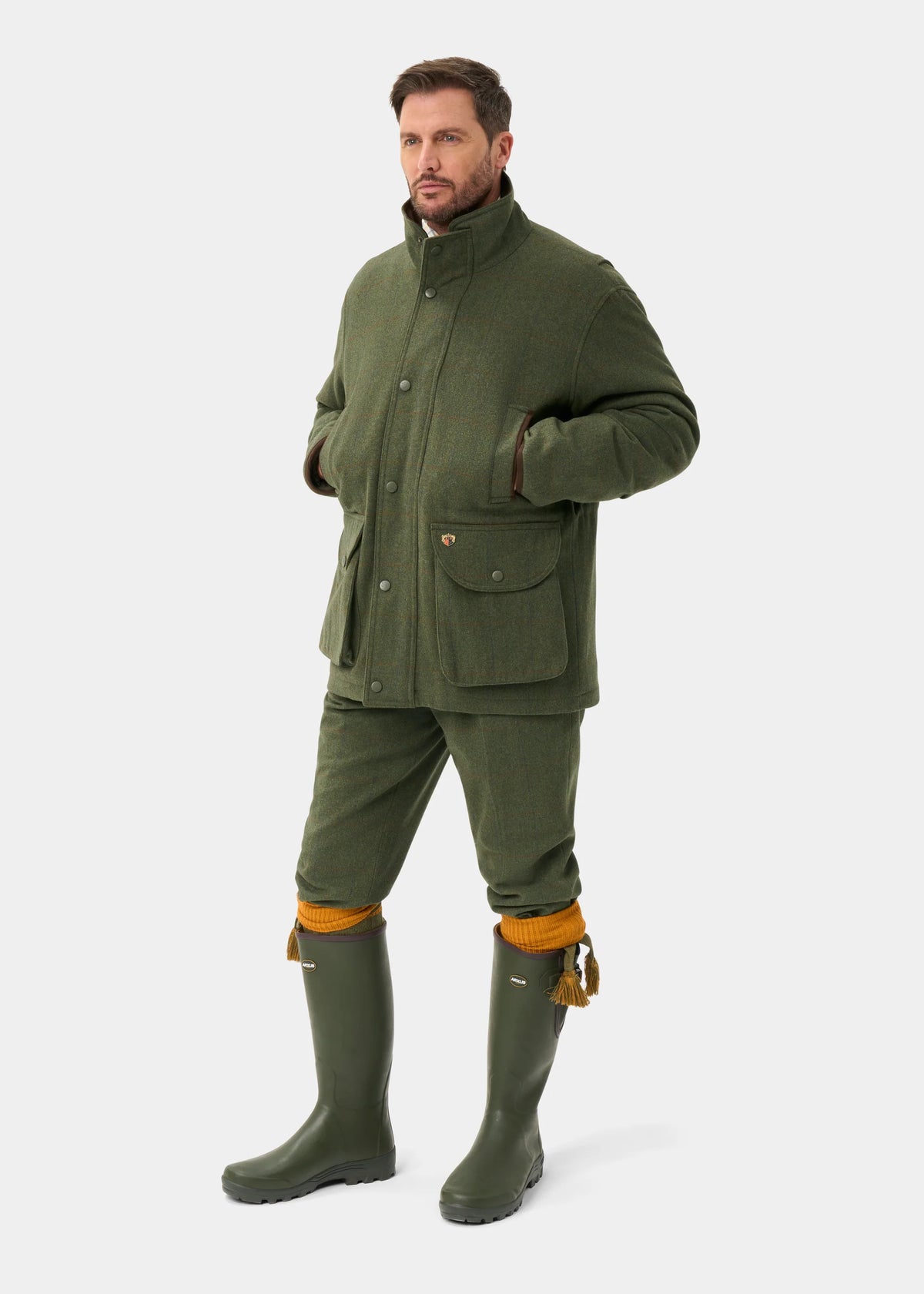 ALAN PAINE Combrook Mens Shooting Field Coat - Mariner