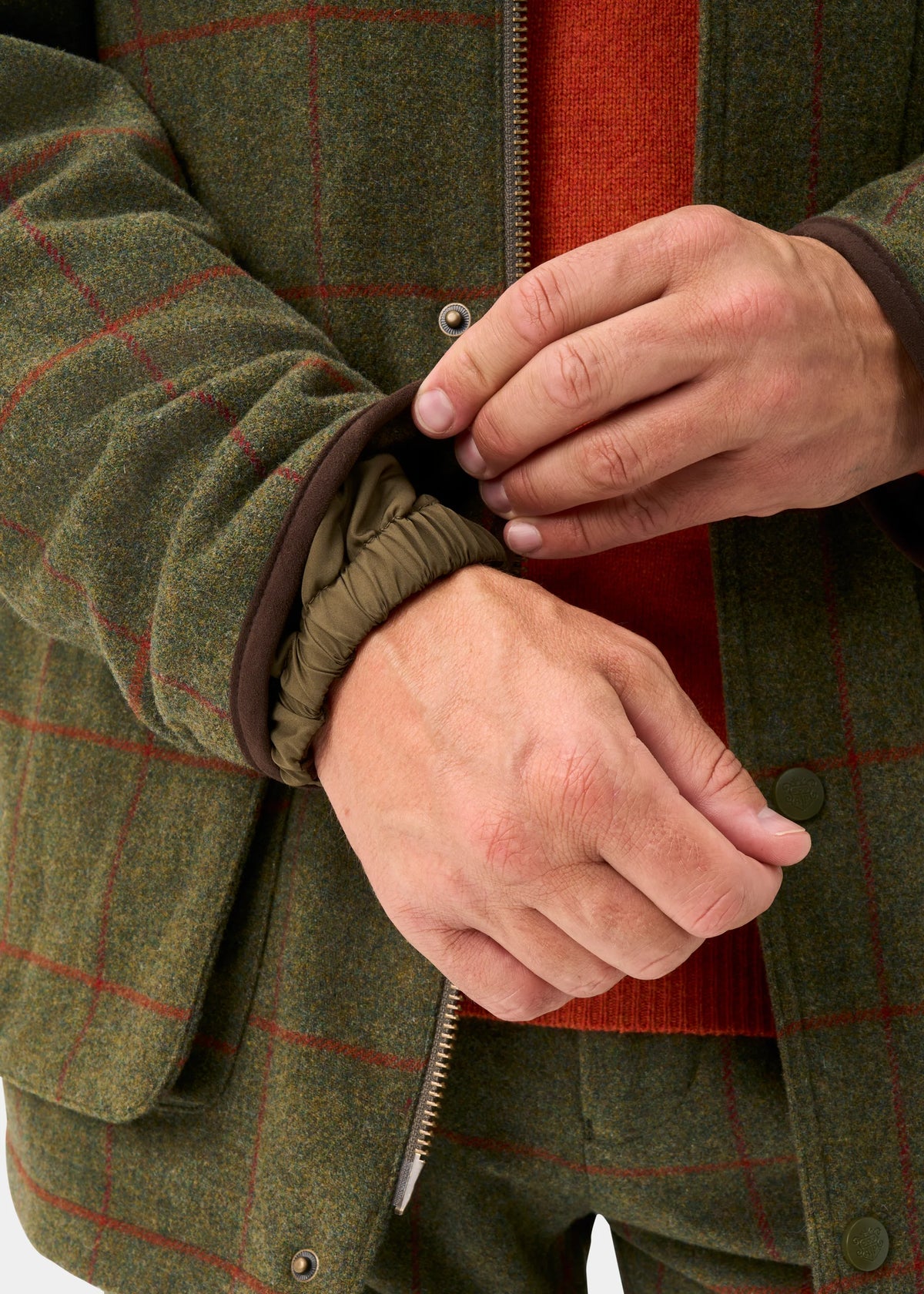 ALAN PAINE Combrook Mens Shooting Field Coat - Reed