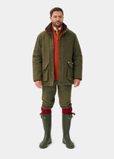 ALAN PAINE Combrook Mens Shooting Field Coat - Reed