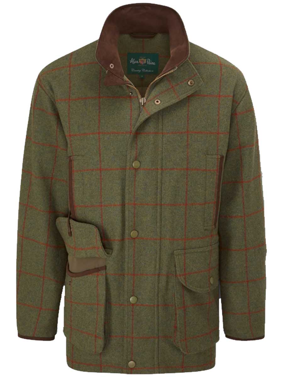 ALAN PAINE Combrook Mens Shooting Field Coat - Reed