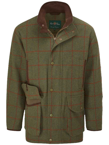 ALAN PAINE Combrook Mens Shooting Field Coat - Reed