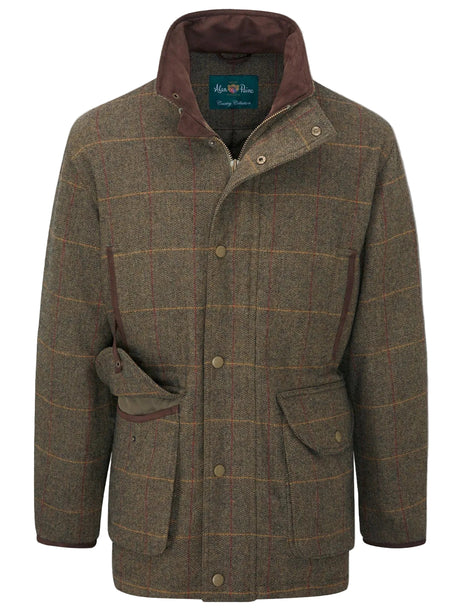 ALAN PAINE Combrook Mens Shooting Field Coat - Teak