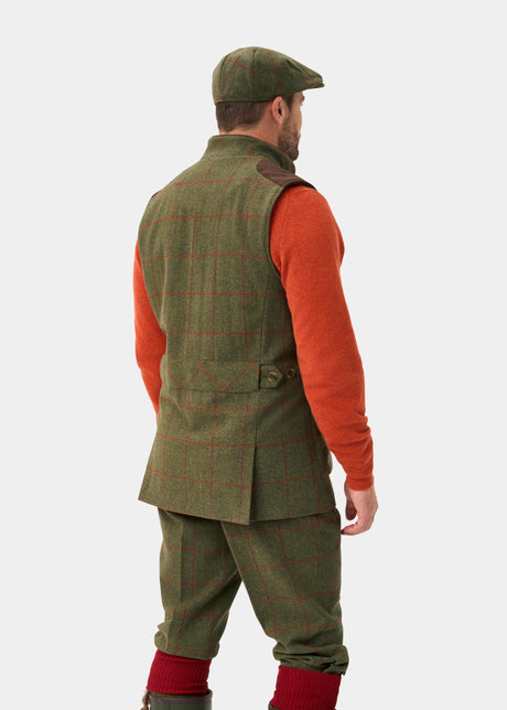 ALAN PAINE Combrook Mens Shooting Gilet - Reed