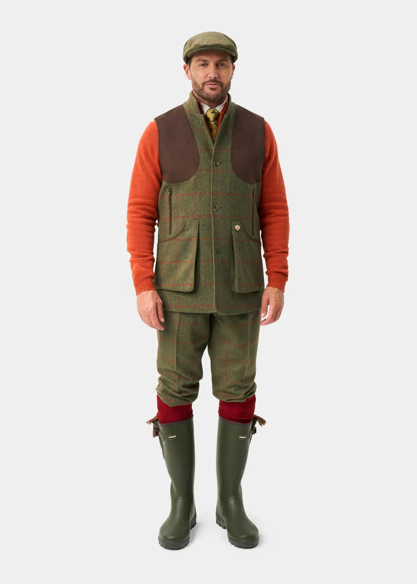 ALAN PAINE Combrook Mens Shooting Gilet - Reed