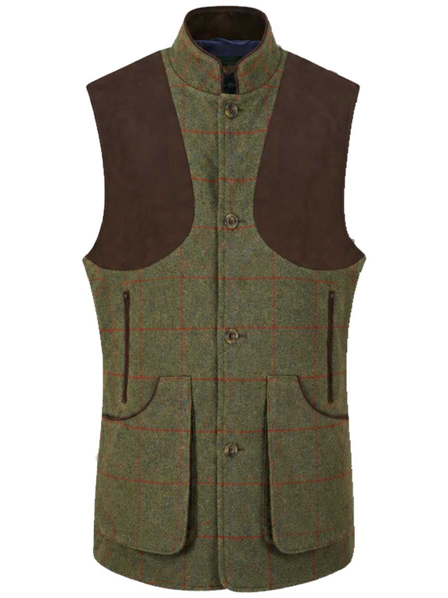 ALAN PAINE Combrook Mens Shooting Gilet - Reed