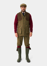 ALAN PAINE Combrook Mens Shooting Gilet - Sage