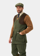 ALAN PAINE Combrook Mens Shooting Waistcoat - Mariner