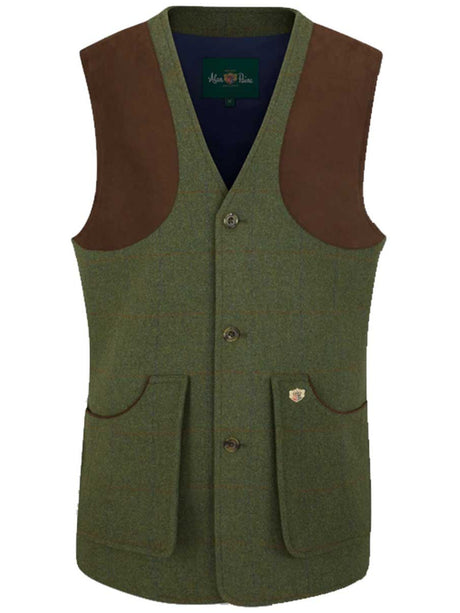 ALAN PAINE Combrook Mens Shooting Waistcoat - Mariner