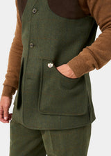 ALAN PAINE Combrook Mens Shooting Waistcoat - Mariner