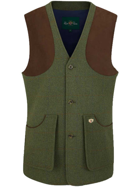 ALAN PAINE Combrook Mens Shooting Waistcoat - Mariner