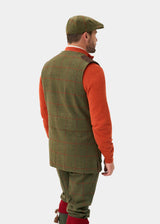 ALAN PAINE Combrook Mens Shooting Waistcoat - Reed