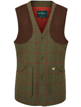 ALAN PAINE Combrook Mens Shooting Waistcoat - Reed
