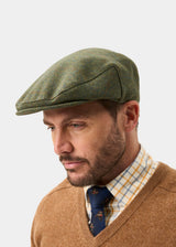ALAN PAINE Combrook Mens Tweed Flat Cap - Mariner