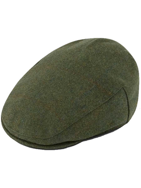 ALAN PAINE Combrook Mens Tweed Flat Cap - Mariner