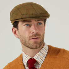 Load image into Gallery viewer, ALAN PAINE Combrook Mens Tweed Flat Cap - Thyme
