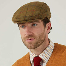 Load image into Gallery viewer, ALAN PAINE Combrook Mens Tweed Flat Cap - Thyme
