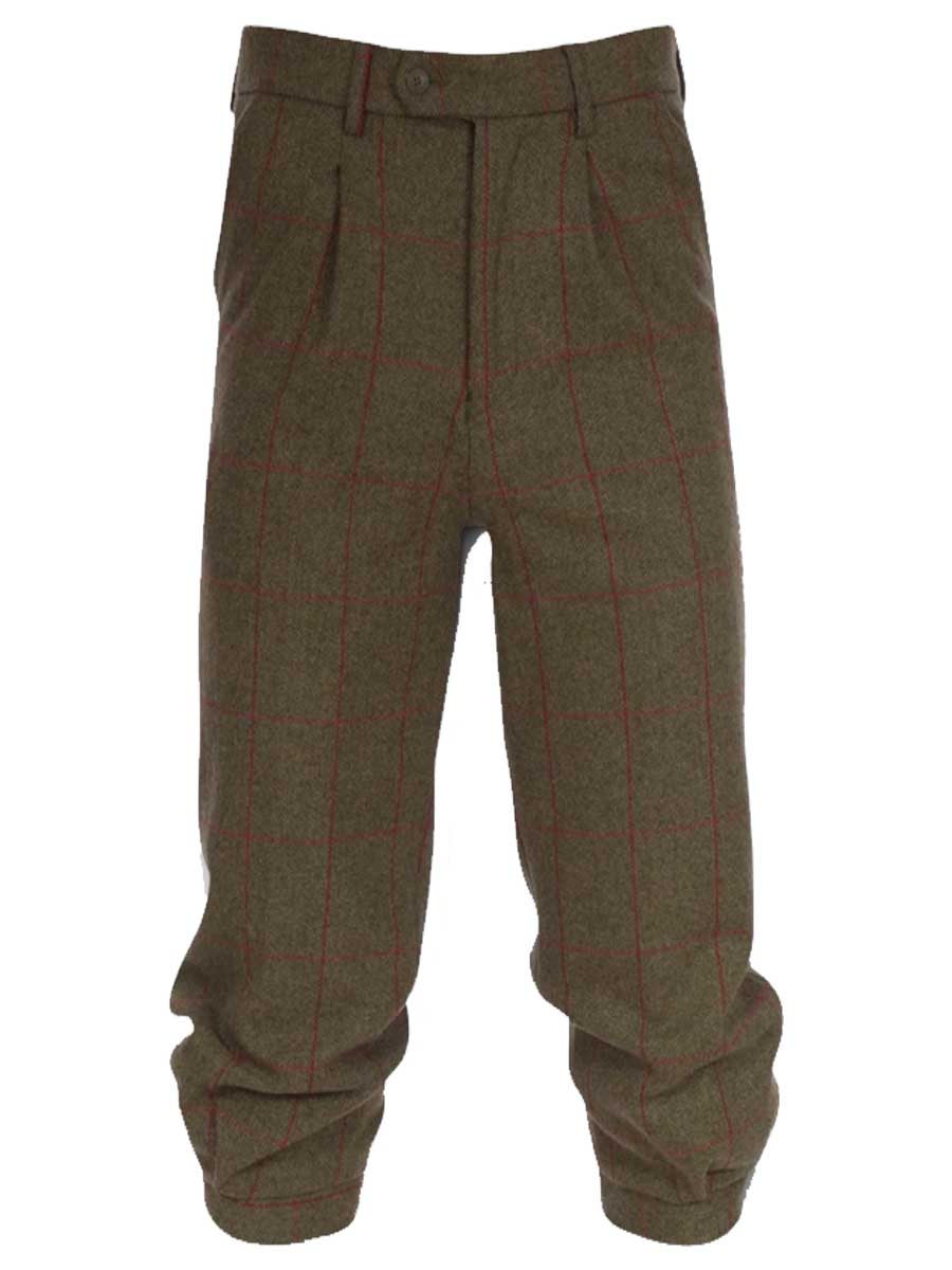 ALAN PAINE Combrook Mens Tweed Plus Fours - Sage