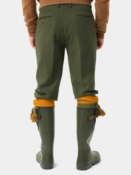 ALAN PAINE Combrook Mens Tweed Shooting Breeks - Mariner – back.