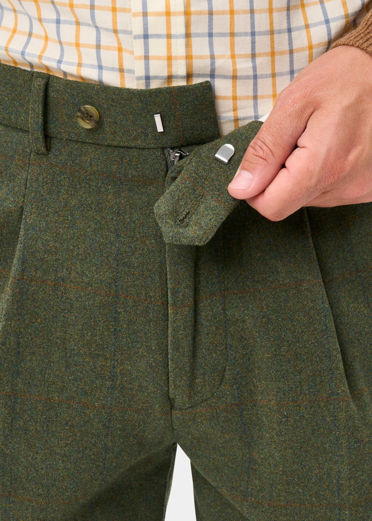 ALAN PAINE Combrook Mens Tweed Shooting Breeks - Mariner