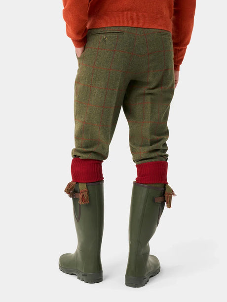 ALAN PAINE Combrook Mens Tweed Shooting Breeks - Reed – back.