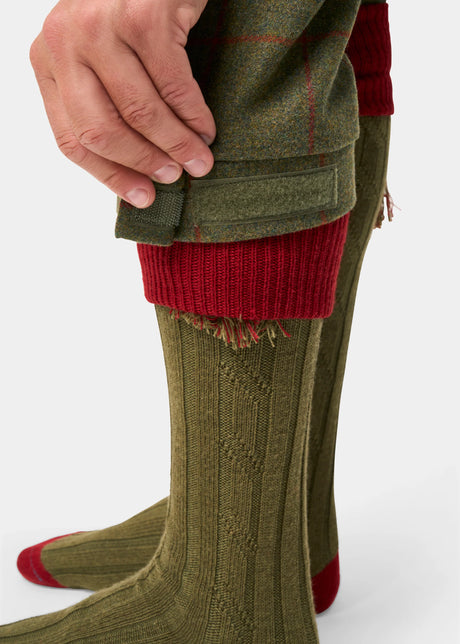 ALAN PAINE Combrook Mens Tweed Shooting Breeks - Reed