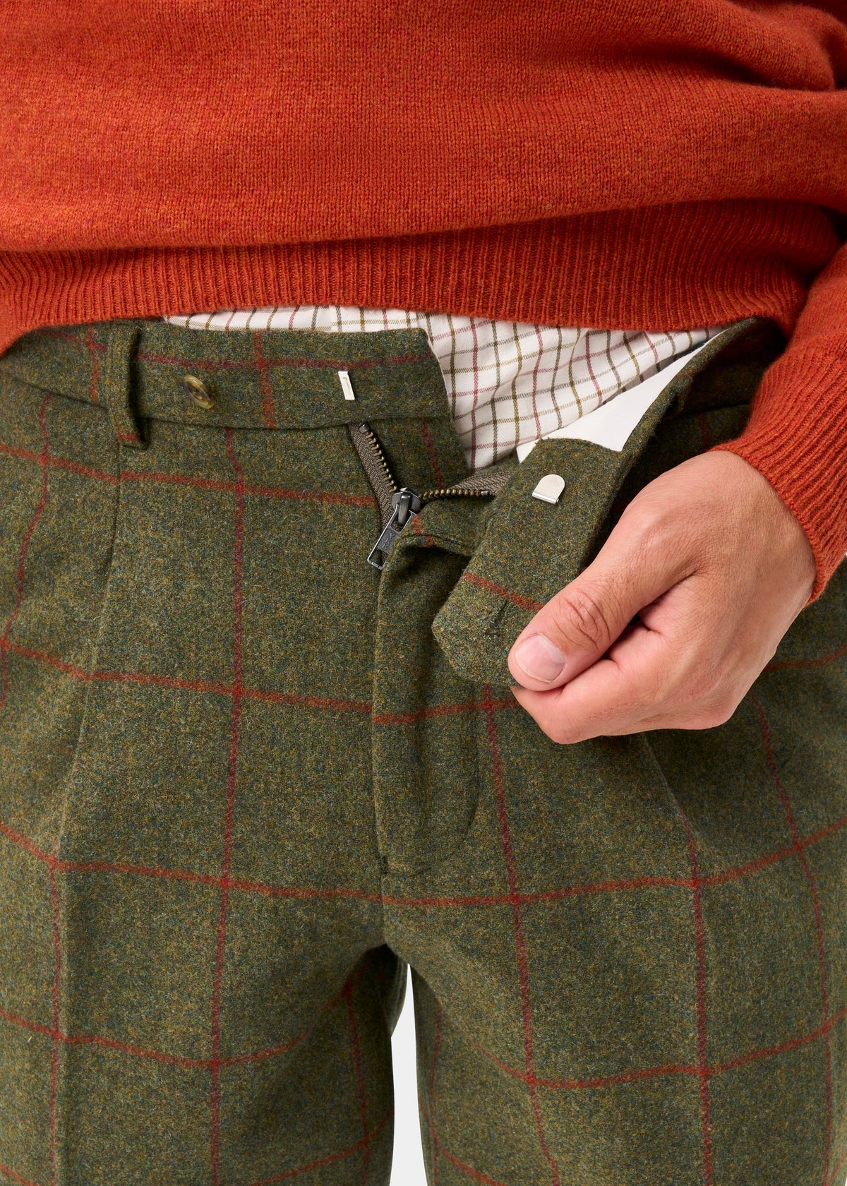 ALAN PAINE Combrook Mens Tweed Shooting Breeks - Reed