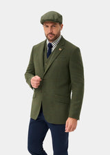 ALAN PAINE Combrook Mens Tweed Sports Blazer - Mariner