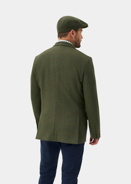ALAN PAINE Combrook Mens Tweed Sports Blazer - Mariner