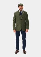ALAN PAINE Combrook Mens Tweed Sports Blazer - Mariner