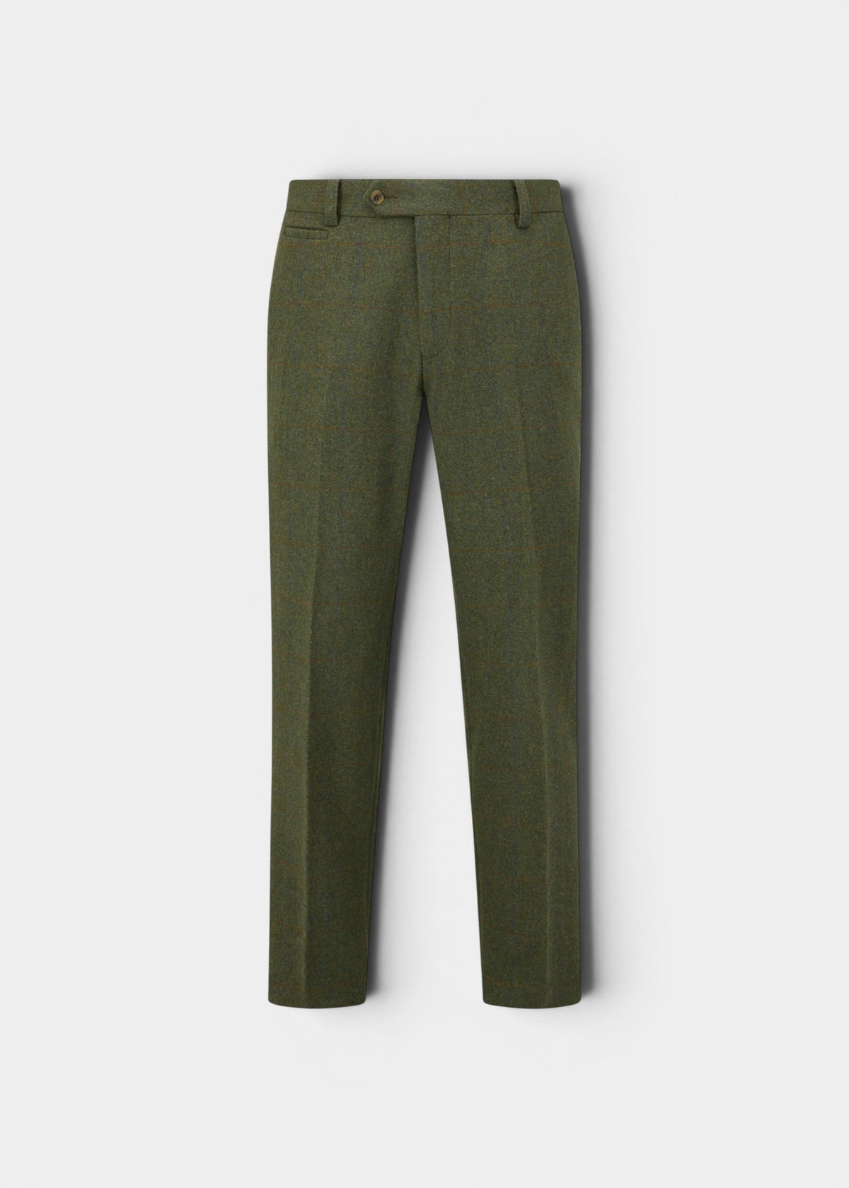 ALAN PAINE Combrook Mens Tweed Trousers - Mariner