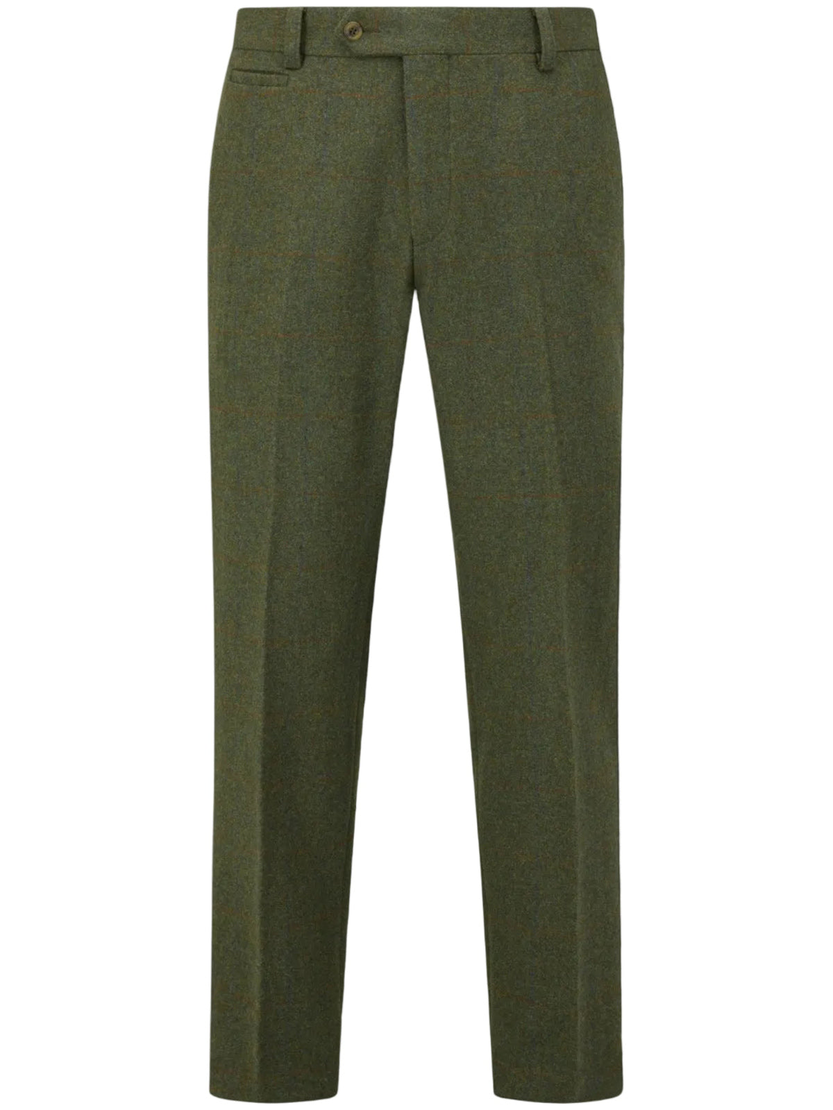 ALAN PAINE Combrook Mens Tweed Trousers - Mariner