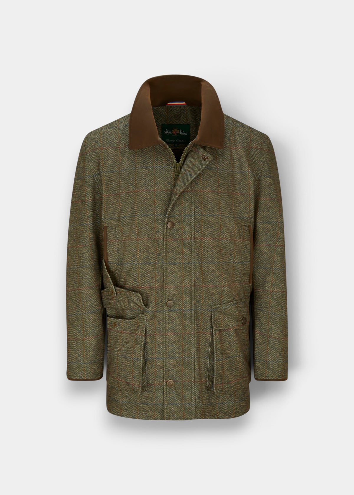 ALAN PAINE Didsmere Mens Technical Tweed Coat - Firth