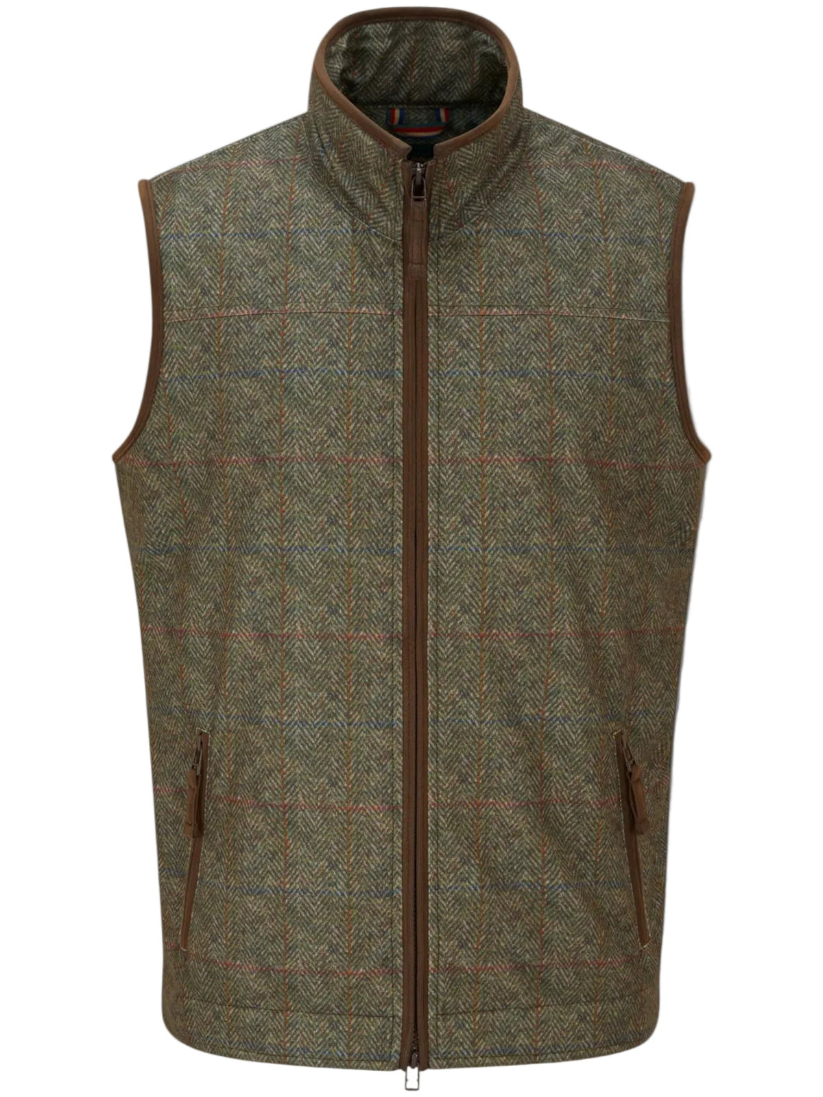 ALAN PAINE Didsmere Mens Technical Tweed Effect Gilet - Ackley