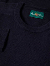 ALAN PAINE Dorset Crew Neck Lambswool Classic Fit Jumper - Mens - Navy