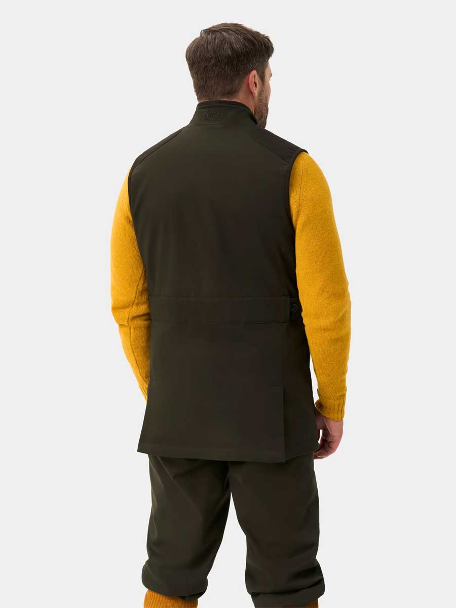ALAN PAINE Dunswell Mens Waterproof Gilet - Olive