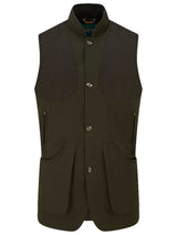 ALAN PAINE Dunswell Mens Waterproof Gilet - Olive