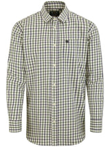 ALAN PAINE Ilkley Mens Country Check Shooting Shirt - Blue & Green
