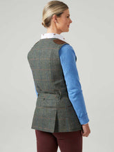 Load image into Gallery viewer, ALAN PAINE Ladies Combrook Tweed Shooting Waistcoat - Spruce
