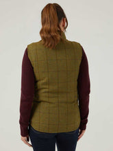Load image into Gallery viewer, ALAN PAINE Rutland Shooting Waistcoat - Ladies Waterproof Tweed - Lichen
