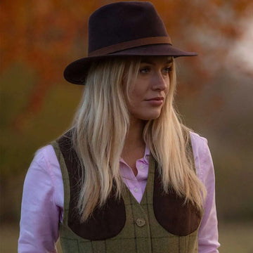 ALAN PAINE Richmond Fedora Hat Brown – A Farley Country Attire