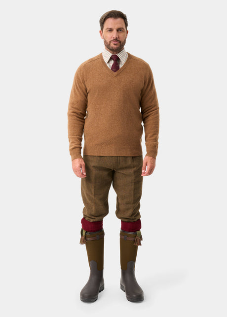 ALAN PAINE Rutland Mens Tweed Shooting Breeks - Birch