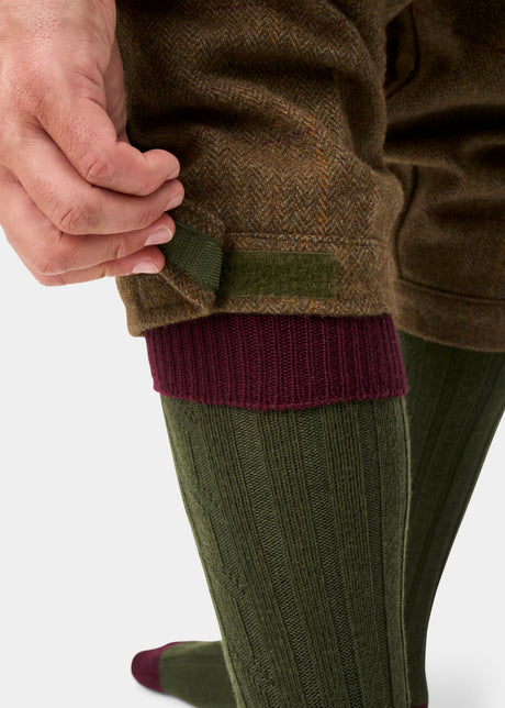 ALAN PAINE Rutland Mens Tweed Shooting Breeks - Birch