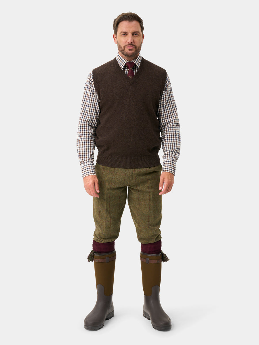 ALAN PAINE Rutland Mens Tweed Shooting Breeks - Oakley