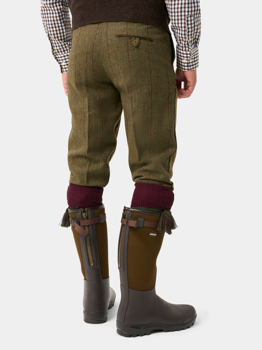 ALAN PAINE Rutland Mens Tweed Shooting Breeks - Oakley