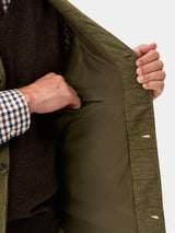ALAN PAINE Rutland Mens Tweed Shooting Waistcoat - Oakley